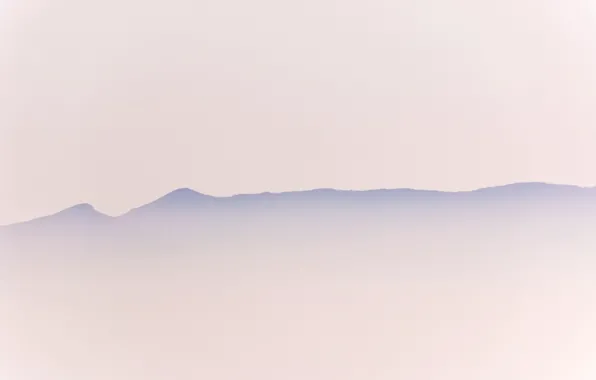 Picture the sky, mountains, fog