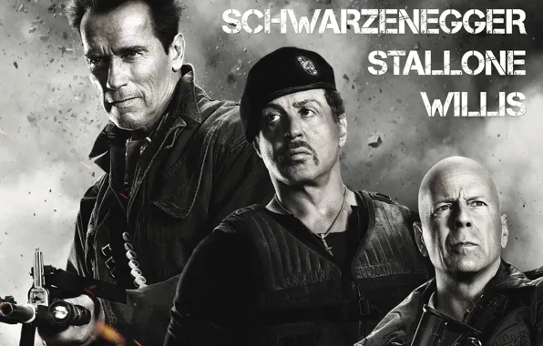 Bruce Willis, Bruce Willis, Arnold Schwarzenegger, Sylvester Stallone, Sylvester Stallone, The Expendables 2, The expendables …