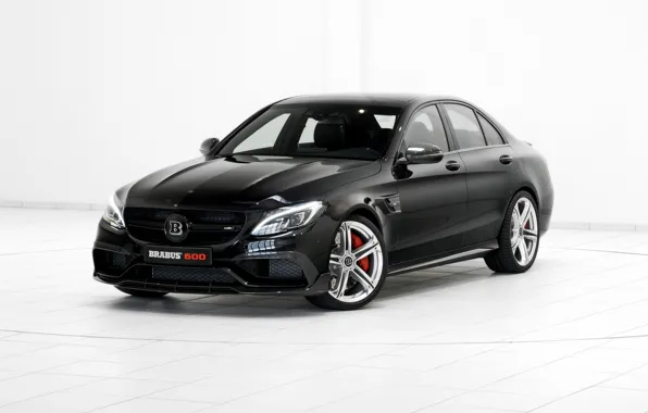 Picture black, Mercedes-Benz, Brabus, Mercedes, AMG, Black, BRABUS, C-Class