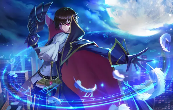Look, anime, art, guy, Code Geass
