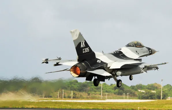 Fighter, missiles, the plane, f-16, F-16, fighting falcon, PTB, the aggressor