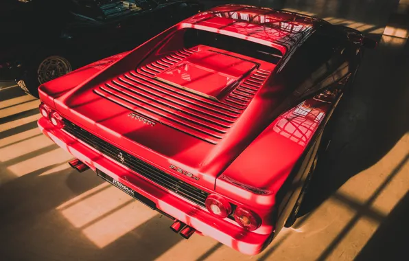 Picture red, Ferrari, 1995, Testarossa, F 512 M
