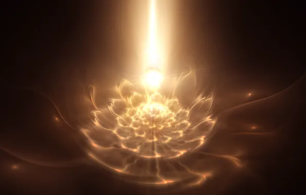 Glow, fractal, fractal pattern