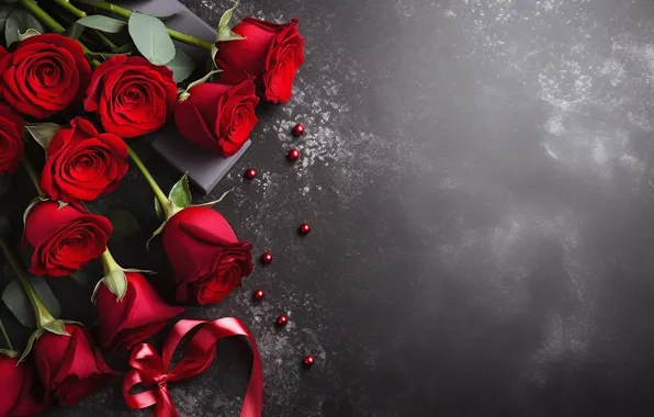Love, flowers, romance, roses, bouquet, love, Valentine's day, flowers