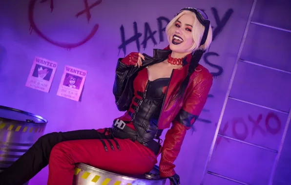 Picture girls, style, cosplay, Harley Quinn