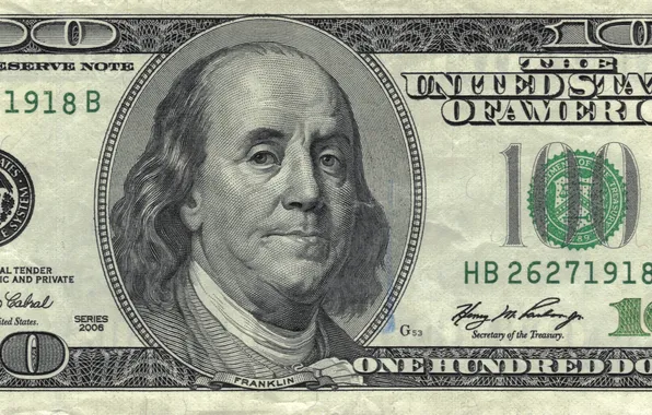 Picture green, United States, note, dollar, America, Franklin, public, federal