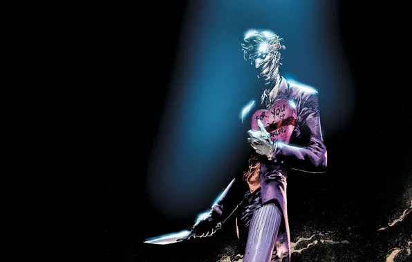 Knife, Smile, Face, Joker, Teeth, Costume, Leather, Mask