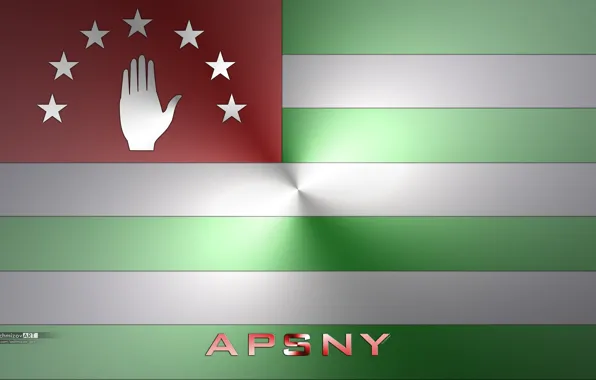 Flag, Abkhazia, The flag of Abkhazia