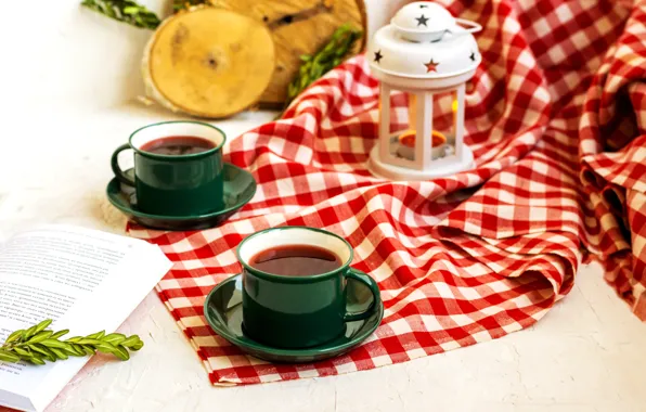 Tea, coffee, Cup, tablecloth