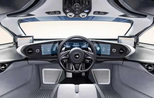 McLaren, salon, hypercar, 2019, Speedtail