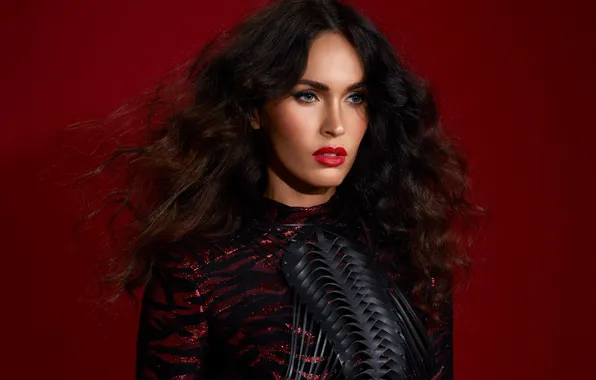 Girl, face, Megan Fox, photo, hair, makeup, beautiful, chic