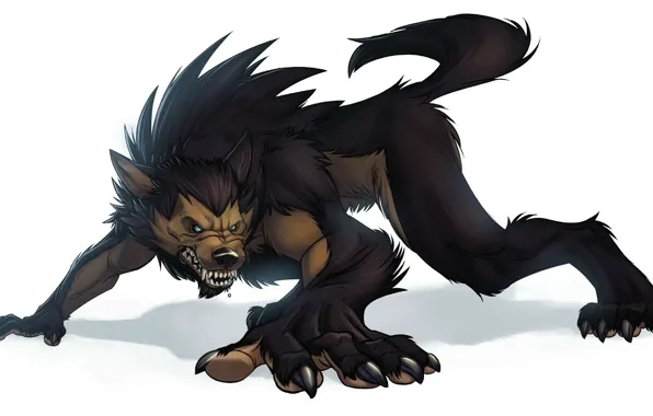 Picture background, wolf, fantasy, art, beast, werewolf, lycanthrope, wolf