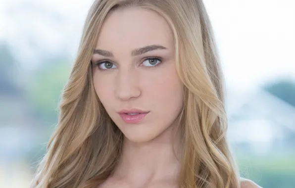 Eyes, girl, face, hair, blonde, Kendra Sunderland