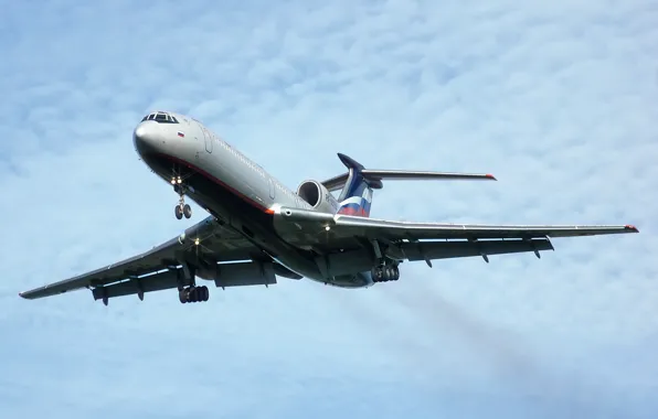 Picture The plane, Tu-154, Tupolev, Aeroflot, Tupolev