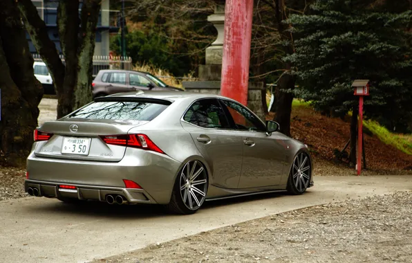 Picture Lexus, wheels, tuning, vossen, IS 350, rearside