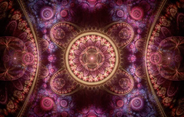 Abstraction, pattern, fractals, fractal, ornament, abstract background