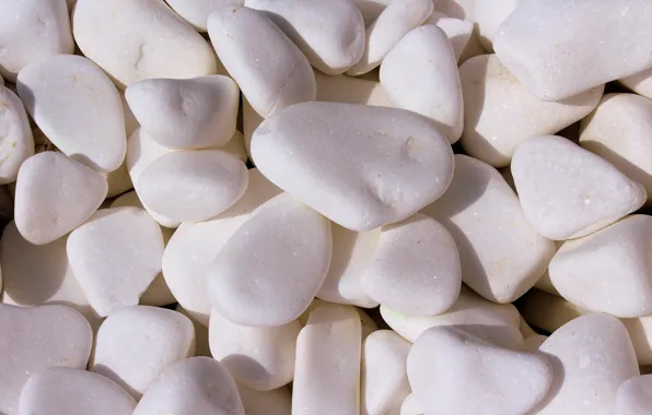 Macro, pebbles, stones, background, texture, white, placer, a lot