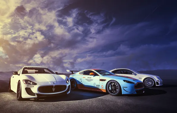 Aston Martin, Maserati, Mercedes-Benz, DBS, GranTurismo, MC Road