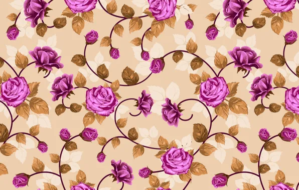 Flowers, roses, weave