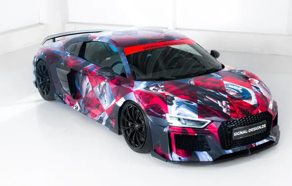 Supercar, Audi R8, 2018, ABBOT, Signal Design