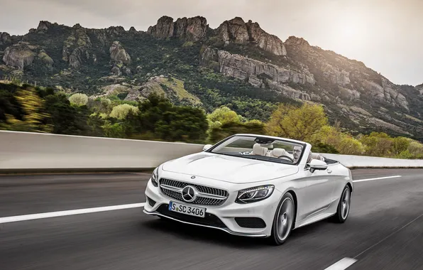 Picture Mercedes-Benz, convertible, Mercedes, AMG, Cabriolet, S-Class, A217