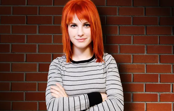Picture smile, singer, red, celebrity, Hayley Williams