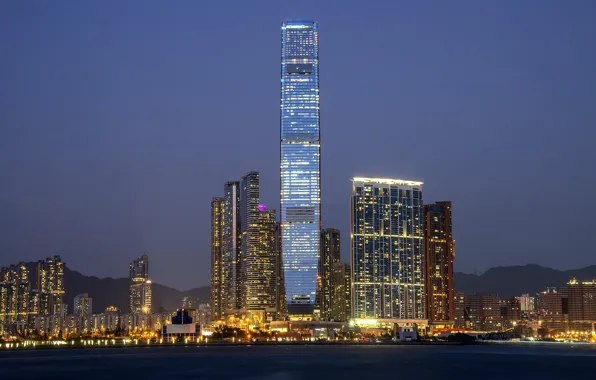 The city, Hong Kong, China, skyscraper