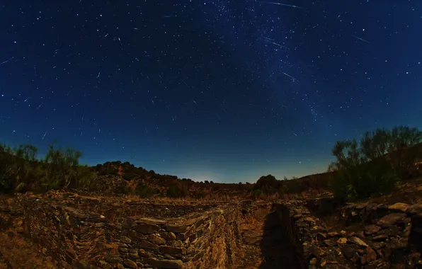 Picture stream, Spain, meteor, Draconids