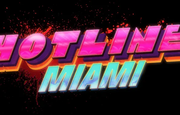 The game, Neon, Background, Miami, Hotline Miami, Synthpop, Darkwave, Retrowave