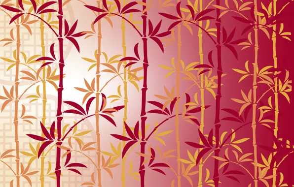 Picture pattern, bamboo, Chinese lunar New Year, China