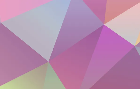 Wallpaper, color, geometry, the volume, figure, triangle