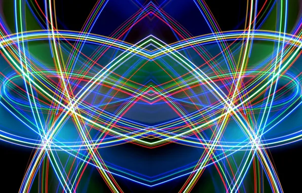 Line, colored, crossing