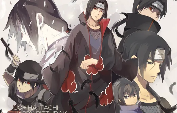 Anime, art, guy, Naruto, Naruto, Uchiha Itachi