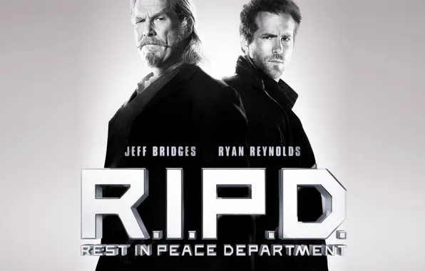 Ryan Reynolds, Ryan Reynolds, Jeff Bridges, Jeff Bridges, R.I.P.D., Ghost patrol