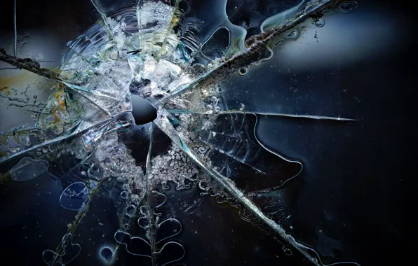 Glass, macro, background