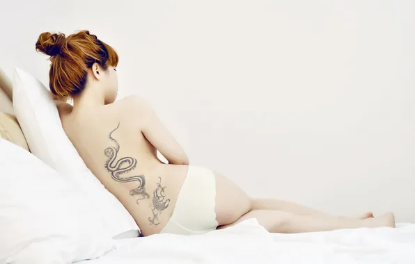 Girl, pose, background