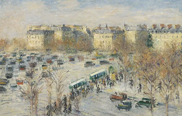 Picture home, picture, the urban landscape, Gustave Loiseau, Gustave Loiseau, Space Stars