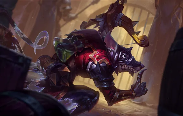 Fantasy, armor, rat, League of Legends, Chenbo, Riot Games, Twitch