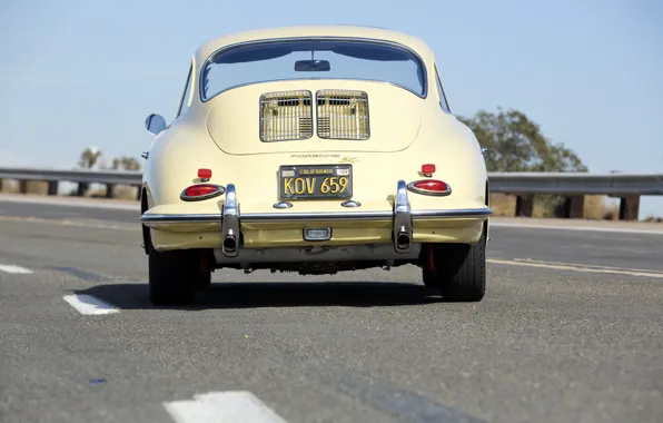 Picture Porsche, rear, 1964, 356, Porsche 356 SC Coupe