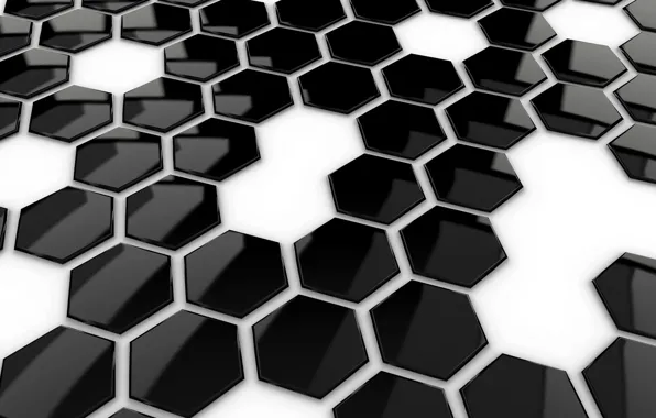 Picture tile, hexagon