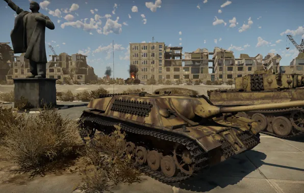 Tiger 1, tank destroyers, War thunder, Var Thunder, tiger 1, jagpantera