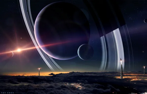 Picture stars, planets, Rockets, From the Edge