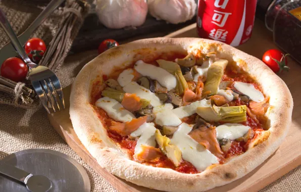 Cheese, pizza, filling