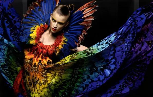 Picture girl, style, the Firebird, fashion