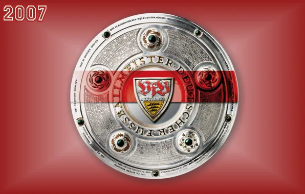 Wallpaper, sport, logo, football, VfB Stuttgart
