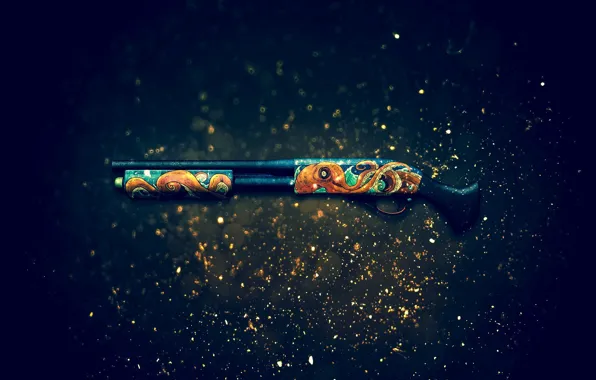 Kraken, Counter-Strike: Global Offensive, CS:GO, The Kraken, Sawed-Off