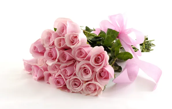 Roses, bouquet, pink, flowers, roses, pink roses