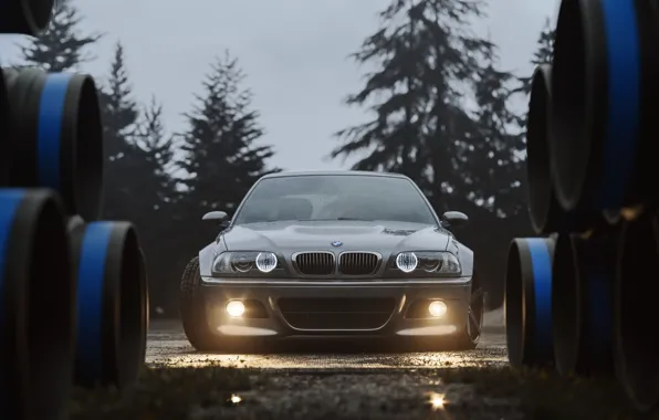 Auto, BMW, Machine, Grey, Car, Render, Silver, E46