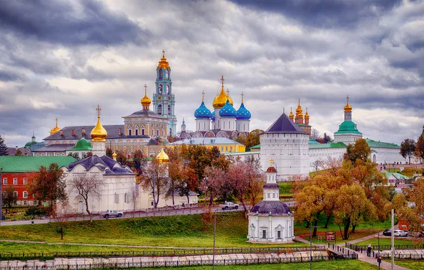 City, church, monastery, Sanctuary, Holy Trinity Sergius Lavra
