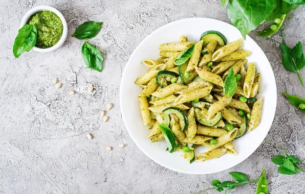 Food, bowl, pasta